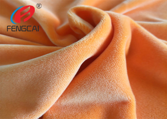 Spandex Polyester Elastic 4 Ways Stretch Velvet Fabric For Women Dress Garment