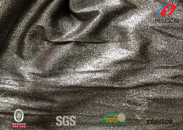 Bronzing Micro Suede Polyester Fabric Knitted Faux Suede Material High End