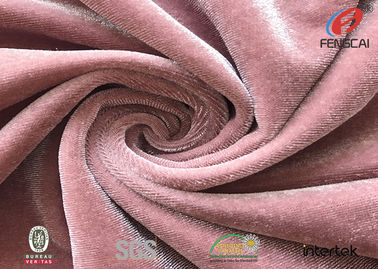 Bright Shiny Korea Plush Velvet Fabric , 4 Way Stretch Soft Velboa Fabric