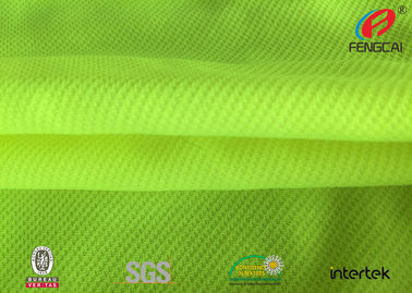 Birdeye Mesh Fluorescent Material Fabric 100 Polyester With SGS EN20471