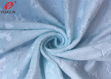 Custom Embossed Polyester Minky Plush Fabric Velour Upholstery Material