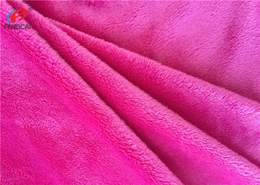 2MM Short Pile Brushed Blanket Minky Plush Fabric For Home Textile