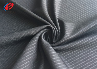 Embossed Polyester Lycra Fabric , Weft Knitted Fabric , T-shirt Material
