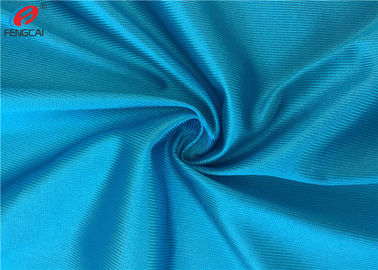 100 % Polyester Tricot Knit Fabric For Garments , Dazzle Shining Sports Fabric