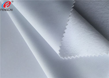 100 Polyester Tricot Knitted Fabric Brushed Clinquant Flannelette For School Uniform
