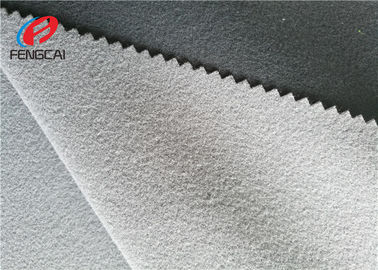 Clinquant Flannelette Polyester Tricot Knit Fabric For School Uniform Use