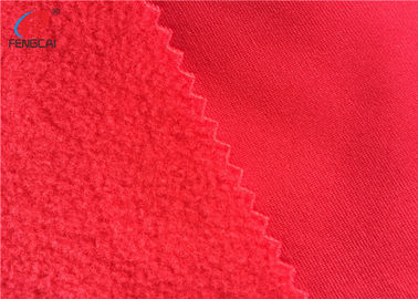 Composite Waterproof Polar Fleece Polyester Tricot Knitted Fabric For Winter Jacket