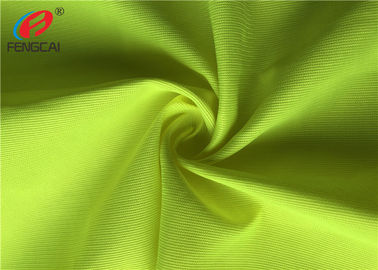 Bright Yellow Reflective Fabric Cloth Material For Police Uniform Material