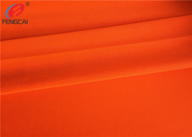 Uniform Workwear Fluorescent Material Fabric Warp Knitting EN20471 Anti Pilling