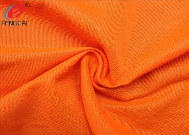Orange Colour Reflective Polyester Fluorescent Material Fabric As Uniform Material