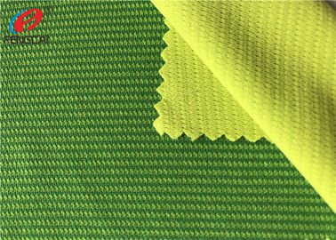 100% Polyester Melange Lattice Bird Eye Mesh Fabric , Weft Knitting Fabric