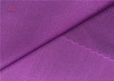 Purple Smooth Hand feel 210gsm 80 Polyester 20 Spandex Fabric For Yoga Leggings