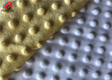 1mm Pile 100% Polyester Minky Dot Blanket Fabric Minky Plush Fabric