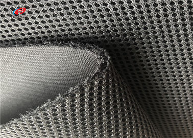 Warp Knitted 3D Polyester Athletic Mesh Fabric / Lining Fabric 200-300gsm Weight