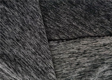 Cation Recycle Polyester Spandex Fabric Melange Single Jersey Material