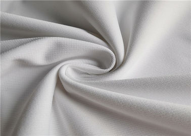 Blend White Nurse Uniform Clothes 160cm Polyester Tricot Knit Fabric