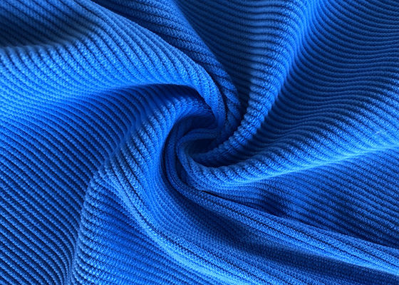 Warp Knitted Polyester Twill Stripe Pattern Minky Plush Fabric For Garment