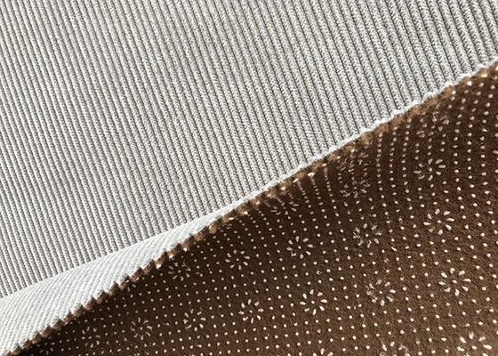 150cm 320gsm Sofa Velvet Upholstery Fabric With Plastic Drip