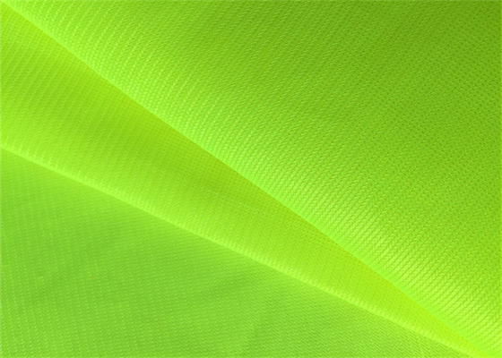 100% Polyester Reflective Fluorescent Material Fabric For Safety Vest