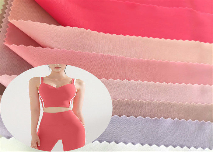 Quick Dry Wicking Four Way Stretch Polyester Lycra Spandex Fabric For