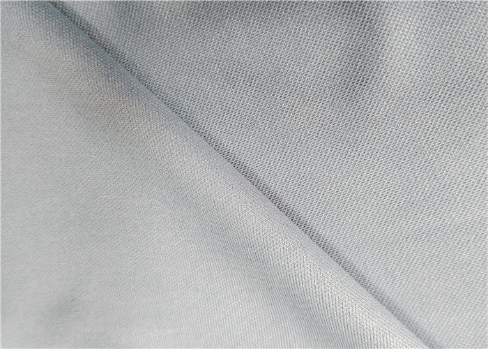 knitted pique fabric plain Solid colour 100% polyester INTERLOCK