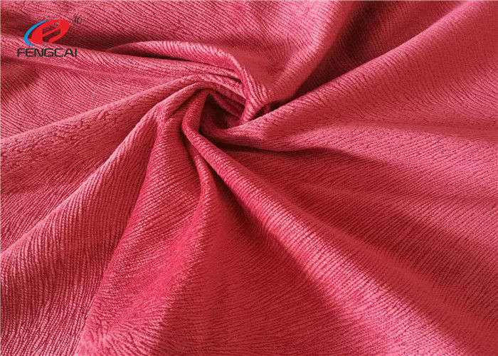 100 Polyester Velvet Furniture Fabric DTY / FTY Yarn Bountout / Embossed