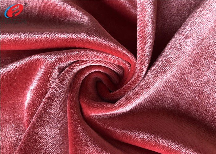 Shiny Fleece Stretch Polyester Spandex Velvet Fabric KS Velvet Fabric
