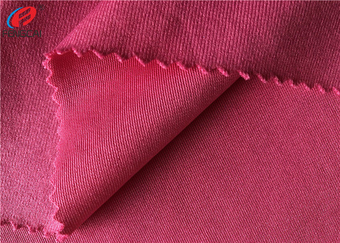 Super Soft 100 Polyester Tricot Plain Fabric / Mercerized Cloth Poly ...