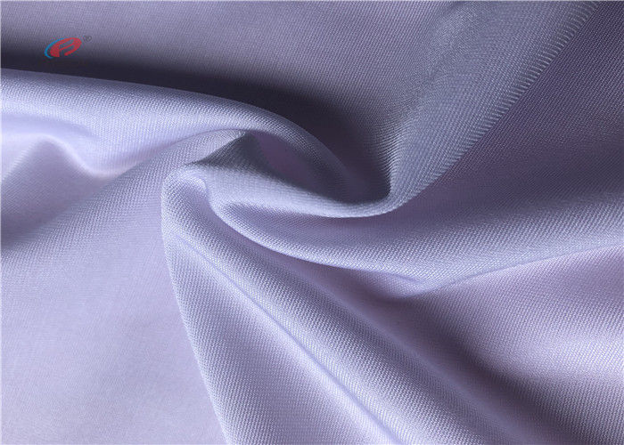 Knitted Elastic Polyester Spandex Fabric 4 Way Stretch Purple