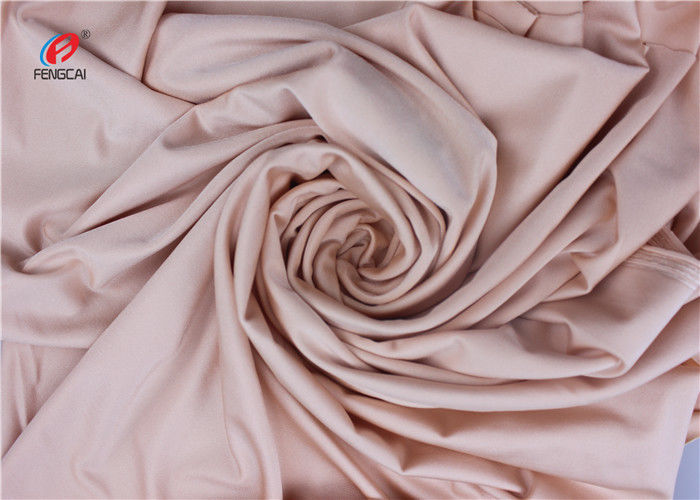 Shiny Solid Red Colour Four Way Stretch Fabric Nylon Lycra Spandex