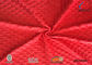 Red Polyester Minky Blanket Fabric , Star Minky Fabric 31 Colors Available