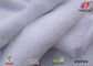 Grey Color Plushed Weft Knitted Fabric For Soft Toys 10 - 20mm Pile Height