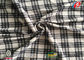Cotton Imitation Velvet Plaid Polyester Fabric Transfer Printed Water Resistant