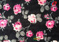 Printed Flower Patterned Velvet Upholstery Fabric For Bedding Article Solid Technics