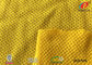 7*1 54D FDY SHINY Polyester Micro Mesh Fabric , Yellow Swimsuit Mesh Fabric