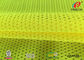 Breathable Tricot Knitted Safety Yellow Fabric Fluorescent Cloth Free Sample