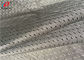 100% Polyester Sports Mesh Fabric Net Knitted Fabric For Lining In Grey Color