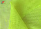 Warp Knitting Non-Stretch Flourescent Yellow Sports Mesh Fabric