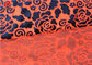 Super - Soft Embossed Korea Velvet Fabric , 5 % Spandex Velvet Material For Dress