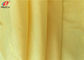 100 % Polyester Dazzle Fabric Sportswear Jersey Tricot Knit Fabric In Yellow Color