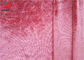 Soild Colors 95 Polyester 5 Spandex Velvet Fabric , Ice Crushed Korean Velvet Fabric