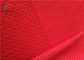 Red Colour 100% Polyester Sports Mesh Fabric Lining Fabric For Clothing