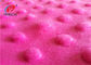 100% Polyester Minky Plush Fabric / Minky Dot Blanket Fabric For Making Baby Blankets