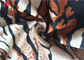 100% Polyester Velvet Fabric For Garment , Animal Printing Velboa For Home Textile