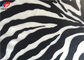 Zebra Printed Velboa Plain Dyed Velour Striped Velvet Upholstery Fabric For Home Textile