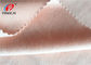 One Side Brush Polyester Velvet Fabric Champagne Color 3-4 Grade Fastness
