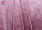 Shiny Soft Polyester Spandex Pink Velvet Fabric Korean Fleece Fabric For Dress