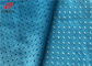 Blue Colour 100% Polyester Sports Mesh Fabric Athletic Garment Material