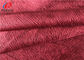 Burnout Polyester Brushed Velboa Fabric , Velvet Sofa Fabric Warm Keeping Performance