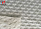 Heart Design Super Soft Polyester Minky Fabric For Baby Blanket In White